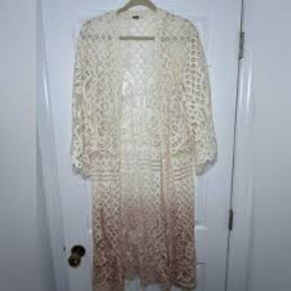 Buckle Gimmicks Ombre Kimono - Picture 4 of 4